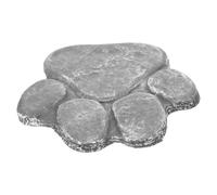 PERSELOSO Pierre Tombale Résine Forme de Patte pour Animaux Monument Commémoratif pour Chiens et Décoration de Jardin Souvenir Animal pour Cour et Terrasse