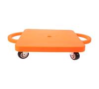 PERSELOSO Planche à roulettes sensorielle pour Enfants, avec roulettes en Plastique, Jouet Moteur pour Enfants, idéal pour développer la motricité Fine et Jouer en Classe (Orange).