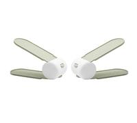 PERSELOSO Porte-Chaussures Créatif Vert 2 Pièces Rangement Vertical Réglable en Hauteur et Design Double Couche Antidérapant pour Organiser Vos Chaussures la Maison