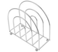 PERSELOSO Porte-Serviettes de Table Fer Forgé Argenté Support Napkin Décoratif Vertical pour Cuisine Restaurant et Salle à Manger Design Élégant et Pratique Stand pour Serviettes de Table