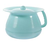 PERSELOSO Pot de Chambre Urinoir en Plastique avec Couvercle, Surface Lisse Facile à Nettoyer, pour Usage Familial et Domestique, Pot Portable pour Garçon et Filles et Adultes