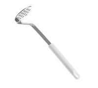 PERSELOSO Presse-purée Blanc Manuel Facile à Presser en Acier Inoxydable 304 Poignée Ergonomique Outil Cuisine pour Pommes de Terre et pour Usage Domestique