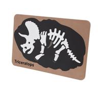 PERSELOSO Puzzle Bois de Fossiles de Dinosaures Éducatif Bois pour Garçon Fille Ans Développe Les Compétences Cognitives Créativité Dino