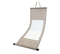 PERSELOSO Rouleau De Calligraphie Chinoise Vierge en Papier De Riz Marron, Parchemin Suspendu, Format Petit, pour Peinture, Écriture Au Pinceau, Décoration Murale Et Calligraphie Traditionnelle