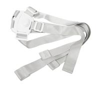 PERSELOSO Sangle De Sécurité Cinq Points Pour Garçon Fille Réglable Pour Poussette Et Chaise Haute Système De Maintien Sécurisé Pour Bébés Accessoires Pratiques Blanc