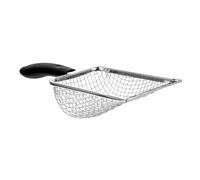 PERSELOSO Scoop à Litière Acier Inoxydable pour Chats Outil Portable De Nettoyage des Déjections pour Bacs à Sable Et Terrariums Maillage Fin pour Élimination des Excréments