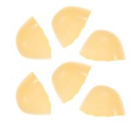 PERSELOSO Semelles de Remplissage pour Orteils en Mousse Pu Beige, Lot de 3 Paires, Design Ergonomique Antidérapant et Facile à Nettoyer, pour Chaussures Trop Grandes comme Talons Hauts