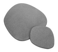 PERSELOSO Soucoupes pour Pots de Fleurs Plateau Antidébordement Résistant et Absorbant 2pcs en Boue de Diatomée pour Plantes D'intérieur et Jardin