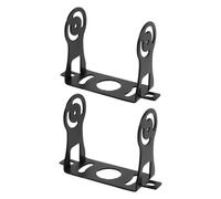 PERSELOSO Support de Caméra de Tableau de Bord pour Rétroviseur 2pcs en Fer Noir, Installation Rapide, Sécurité Renforcée pour Camion, Camping-Moissonneuse