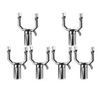 PERSELOSO Supports de Branches Multi-Fonctionnels et Solide en Alliage D'aluminium Argenté Lot de 6 pour Arbres Fruitiers pour Vergers et Vignobles