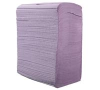 PERSELOSO Tapis de Table Jetable pour Manucure 125 Feuilles en Tissu Non Tissé Imperméable Couleur Pourpre pour Exercices de Cils et Salons de Beauté