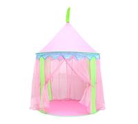 PERSELOSO Tente de Jeu pour Garçon Fille Fille Château Féerique Intérieur Extérieur Mesh Respirant Espace Adapté Facile à Monter et Ranger Stimule Imagination et Créativité