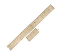 PERSELOSO Toise Murale Bois Adhésive pour Mesure Garçon Fille Tableau de Croissance Mural Règle Hauteur Autocollante pour Chambre Garçon Fille