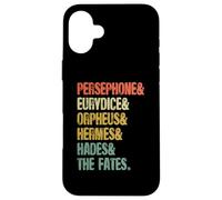 Perséphone & Eurydice & Orphée & Hermes & Hadès & The Fates Coque pour iPhone 16 Plus