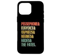 Perséphone & Eurydice & Orphée & Hermes & Hadès & The Fates Coque pour iPhone 16 Pro Max