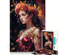 Perséphone︰ Le dernier murmure de l'automne Puzzle de 1000 pièces pour Adultes Puzzle Think Toy Maison Profitez de la découpe Fine Cadeau de Noël (38x26cm)