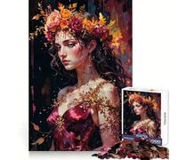 Perséphone︰ Le dernier murmure de l'automne Puzzle pour Adultes 1000 pièces Jeu de logique Clair Loisirs Découpe Parfaite Cadeau créatif (50x75cm)