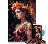 Perséphone︰ Le dernier murmure de l'automne Puzzle pour Adultes 1000 pièces Jeu de logique Clair Loisirs Découpe Parfaite Cadeau créatif (50x75cm)