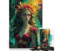 Perséphone, Reine des Deux royaumes, Puzzle de 1000 pièces pour Adolescents, améliore la mémoire, détend l'esprit, Cadeau créatif aux Bords Nets (50x75cm)