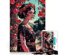 Perséphone, Reine des Enfers, Puzzle de 1000 pièces pour Adolescents, Jeu de logique et de Train, décoration Murale légère et relaxante aux découpes Lisses (50x75cm)