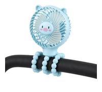 Persepolis Ventilateur de poussette flexible à clipser sur trépied avec 3 vitesses, ventilateur de bureau personnel pour siège de voiture, vélo, tapis de course, berceau, lit