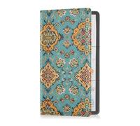 Persia Porte-carte d'immatriculation et d'assurance de voiture en cuir synthétique avec compartiment pour carte d'identité, permis de conduire, cartes d'information clés