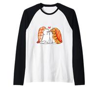 Persian Cat Kiss Sushi Manche Raglan