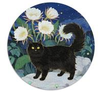 Persian Chat 1000 Pièces Puzzle Rond Classiques Mignon Pets Qualité Supérieure Cadeau Unique pour Adultes Et Enfants 1000pcs (67.5x67.5cm)
