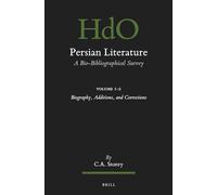 Persian Literature, a Bio-bibliographical Survey: Biography, Additions, and Corrections (I.2)