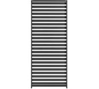 Persienne aluminium pour pergola - GAYA - Compatible PERGOLAGAYA - Gris - 229 x 93 cm