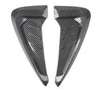 Persienne Couverture Autocollants 3D Car Shark pour ouïes latérales d'aile, compatibles avec Geely, Coolray, Atlas et Boyue NL3. Persiennes de fenêtre latérale(Carbon Fiber)