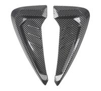 Persienne Couverture Autocollants décoratifs 3D Car Shark pour ouïes latérales d'aile, Capot et Sortie d'air, compatibles avec Les modèles BYD. Pare-soleils pour vitres latérales Auto(Carbon Fiber)