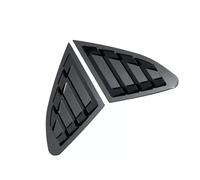 Persienne Couverture Compatible avec Chevrolet Malibu 2016-2023 : Cache-Volant latéral de persienne arrière, Autocollant de Ventilation. Persiennes de Lunette arrière(Gloss Black)