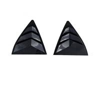 Persienne Couverture Compatible avec Skoda Octavia MK4 Berline 2021-2023 : Cache-Volant latéral de vitre arrière, Autocollant, Prise d'air en ABS Persiennes de Lunette arrière(Carbon)