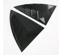 Persienne Couverture Compatible avec Tesla Model Y 2019-2023 : Cache-Volant latéral de persienne arrière, Autocollant, Prise d'air, Accessoires en ABS Persiennes de Lunette arrière(Gloss Black)