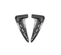 Persienne Couverture Convient pour BMW X5 F15 M Sport 14-18 Autocollant emblème d'aération latérale d'aile Pièces de Modification extérieure Persiennes de Lunette arrière(Carbon Fiber Pattern)