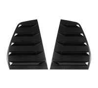 Persienne Couverture Garniture de vitre latérale arrière, aileron Compatible avec VW Golf 4, 5, 6, 7, MK4, MK5, MK6, MK7, MK7.5 et MK8. Persiennes de Lunette arrière(3 Carbon Look)