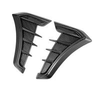 Persienne Couverture Grille d'aération latérale d'aile pour Ford St Line et Mustang Mk3/Mk4 Focus. Persiennes de Lunette arrière(Carbon Fiber)