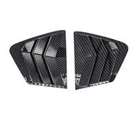 Persienne Couverture Persiennes de fenêtre latéral Compatible avec Honda Civic 9ème Berline 2011-2015 - Cache-Volant latéral de vitre arrière, Autocollant, Prise d'air en ABS(Carbon)