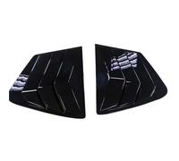 Persienne Couverture Persiennes de fenêtre latéral Compatible avec Honda Civic 9ème Berline 2011-2015 - Cache-Volant latéral de vitre arrière, Autocollant, Prise d'air en ABS(Gloss Black)