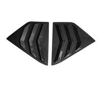 Persienne Couverture Persiennes de Lunette arrière Autocollant de Cache-Grille d'aération latérale arrière pour Nissan Kicks (2017-2023)(Carbon Fiber Style)