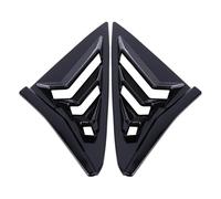 Persienne Couverture Persiennes de Lunette arrière Garniture de volet de Ventilation pour Honda Civic Type R Hatchback 2020-2021(Glossy Black)