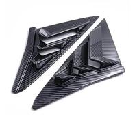 Persienne Couverture Persiennes de Lunette arrière Garniture de volet de Ventilation pour Honda Civic Type R Hatchback 2020-2021(Carbon Fiber Look)