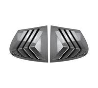 Persienne Fenêtre Garniture Autocollant de Garniture de Couvercle de volet latéral de fenêtre arrière de Voiture pour BMW Série 1 E87 2005-2011 Persiennes fenêtre(Carbon)