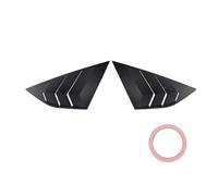 Persienne Fenêtre Garniture Autocollant pour Grille D'aération Latérale De Voiture, Compatible avec Ford Focus St RS Hatchback 2012-2018 Persiennes fenêtre