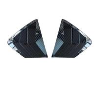 Persienne Fenêtre Garniture Compatible avec Honda Civic 9ème Berline 2011-2015 - Cache-Volant latéral de vitre arrière, Autocollant, Prise d'air en ABS Volets des Vitres Latérales Arrière