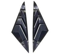 Persienne Fenêtre Garniture Compatible avec Hyundai Sonata 2011-2015 : Cache-Volant latéral de vitre arrière, Autocollant, Prise d'air en ABS Volets des Vitres Latérales Arrière