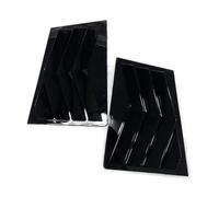 Persienne Fenêtre Garniture Compatible avec Kia Sportage KX5 2011-2015 : Cache-Volant latéral de vitre arrière, Autocollant, Prise d'air. Volets des Vitres Latérales Arrière(Gloss Black)