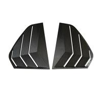 Persienne Fenêtre Garniture Compatible avec VW Golf 8 MK8 - Spoiler latéral, Cache, Grille d'aération, Pare-Soleil de vitre arrière (2020-2022) Volets des Vitres Latérales Arrière(Carbon Look)