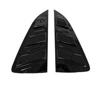 Persienne Fenêtre Garniture Compatible avec VW Polo MK5 6R 6C 2011-2017 - Cache-Volant latéral de vitre arrière - Autocollant en ABS Volets des Vitres Latérales Arrière(Gloss Black)